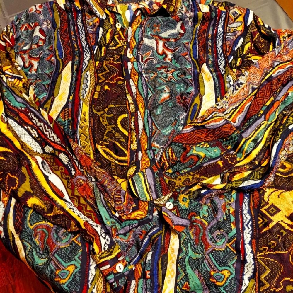 Coogi 100% Silk Shirt